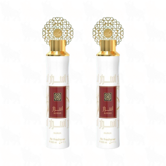 Nusuk Asrar Premium Air Freshener | 300ml | 2 Pack