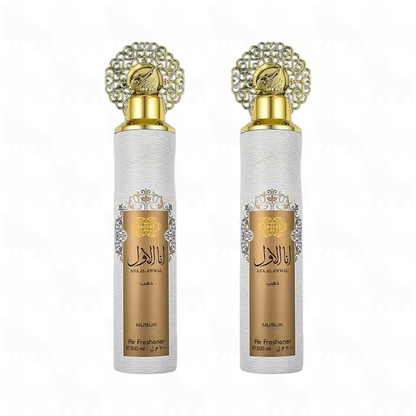 Nusuk Ana Al Awwal Premium Air Freshener | 300ml | 2 Pack