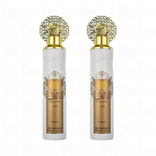 Nusuk Ana Al Awwal Premium Air Freshener | 300ml | 2 Pack