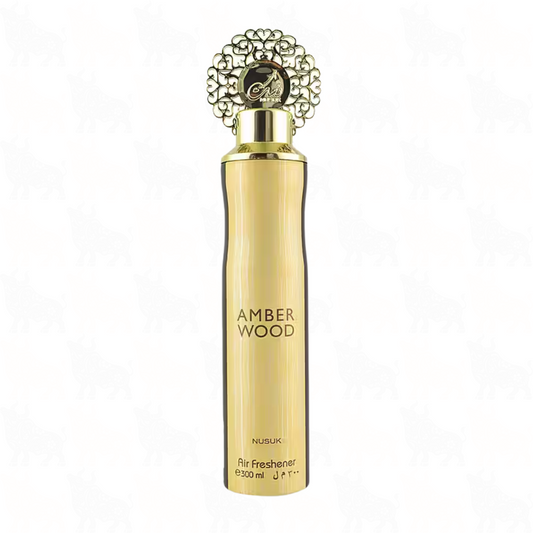 Nusuk Amber Wood Premium Air Freshener | 300ml