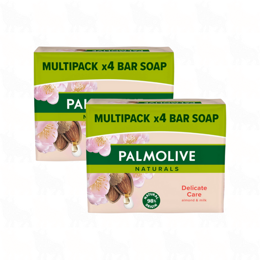 Palmolive Naturals Delicate Care (Almond & Milk) Bar Soap | 90g | 8 Pack