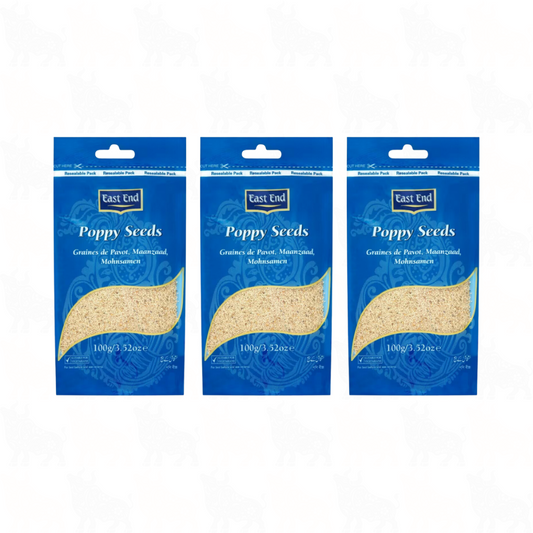 East End Poppy Seeds | 100g | 3 Pack