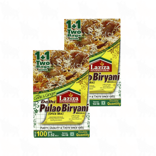 Laziza Delhi Pulao Biryani Masala | 100g | 2 Pack