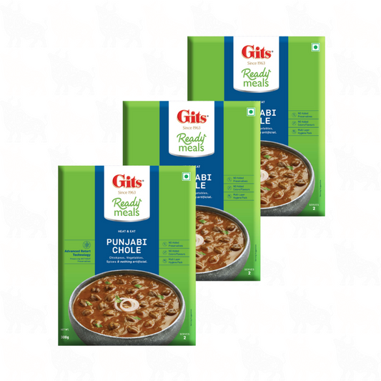 Gits Punjabi Chole (Vegan) | 300g | Ready Meal | 3 Pack