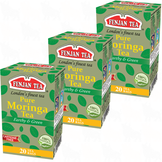 Fenjan Tea Pure Moringa Tea | 20 Tea Bags | 3 Pack