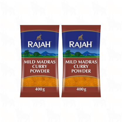 Rajah Mild Madras Curry Powder | 400g | 2 Pack