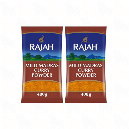 Rajah Mild Madras Curry Powder | 400g | 2 Pack