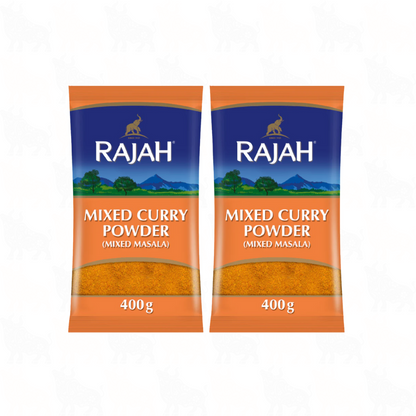 Rajah Mixed Curry Powder (Mixed Masala) | 400g | 2 Pack