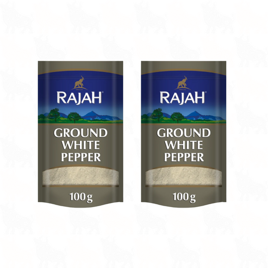 Rajah Ground White Pepper | 100g | 2 Pack