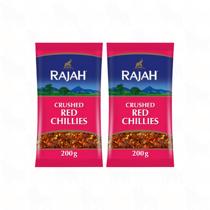 Rajah Crushed Red Chillies | 200g | 2 Pack