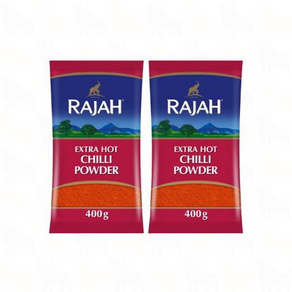 Rajah Extra Hot Chilli Powder | 400g | 2 Pack