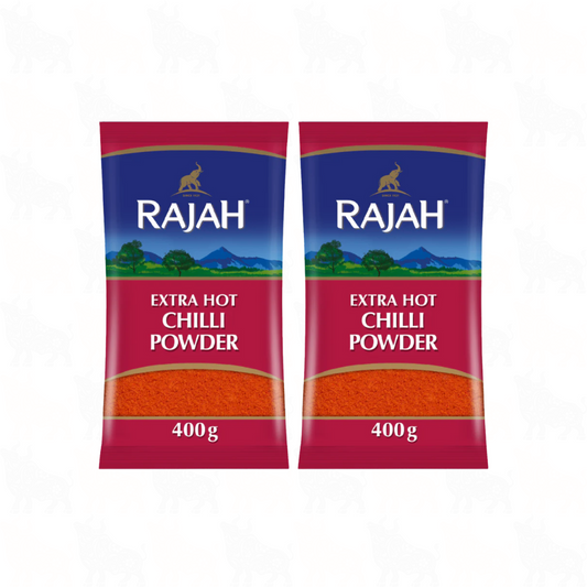 Rajah Extra Hot Chilli Powder | 400g | 2 Pack
