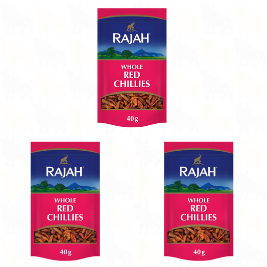 Rajah Whole Red Chillies | 40g | 3 Pack