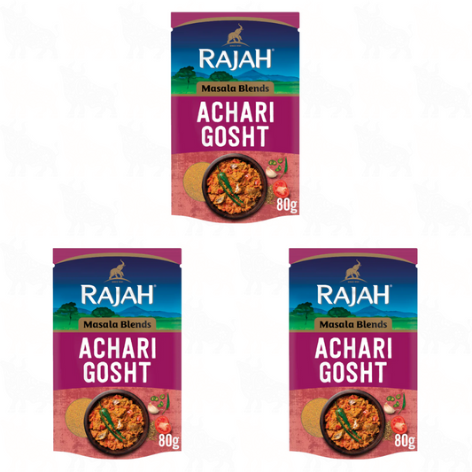 Rajah Achari Gosht Masala Blend | 80g | 3 Pack