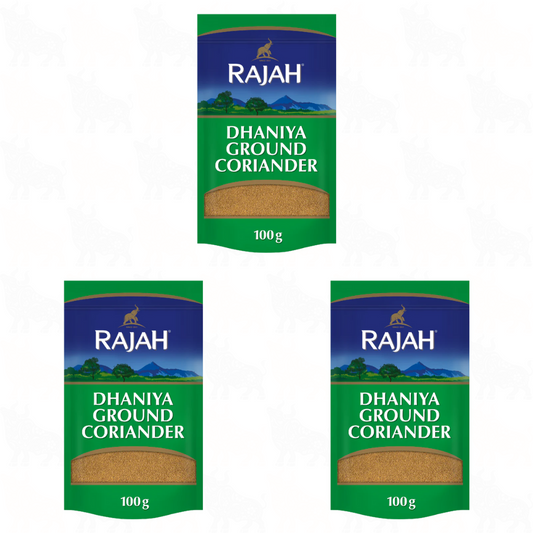 Rajah Dhaniya Ground Coriander | 100g | 3 Pack