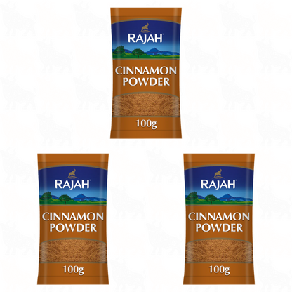 Rajah Cinnamon Powder (Ground) | 100g | 3 Pack