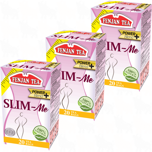 Fenjan Tea SLIM-Me Tea (Power Blend+) | 20 Tea Bags | 3 Pack