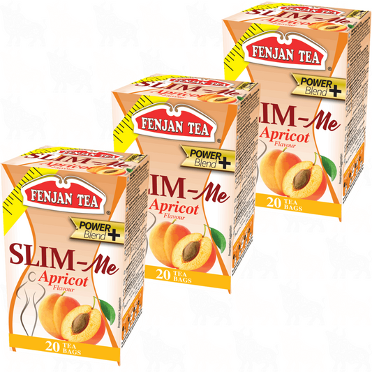 Fenjan Tea SLIM-Me Apricot (Power Blend+) | 20 Tea Bags | 3 Pack