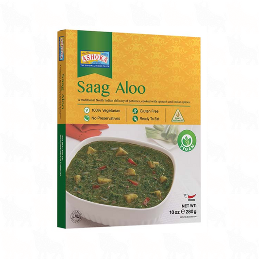 Ashoka Saag Aloo | 10oz / 280g | Ready to Eat Meal
