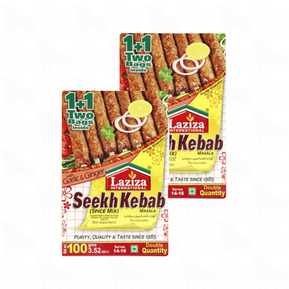 Laziza Seekh Kebab Masala | 100g | 2 Pack