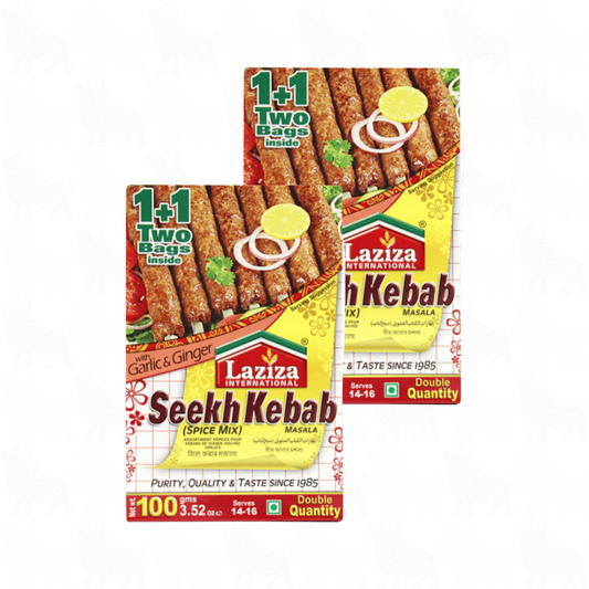 Laziza Seekh Kebab Masala | 100g | 2 Pack