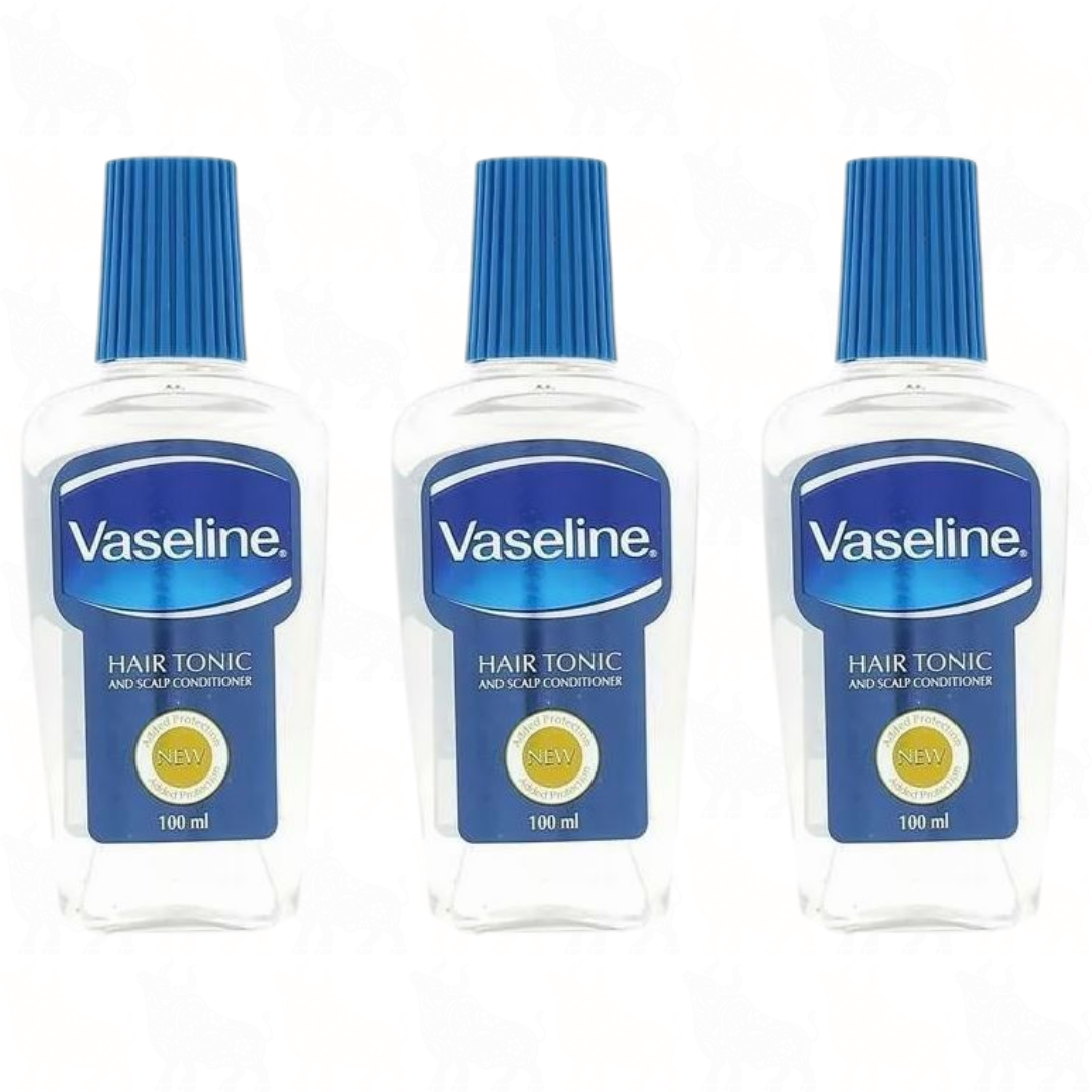 Vaseline Hair Tonic & Scalp Conditioner | 100ml | 3 Pack