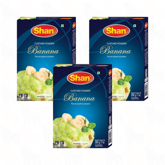 Shan Banana Custard Powder | 200g | 3 Pack