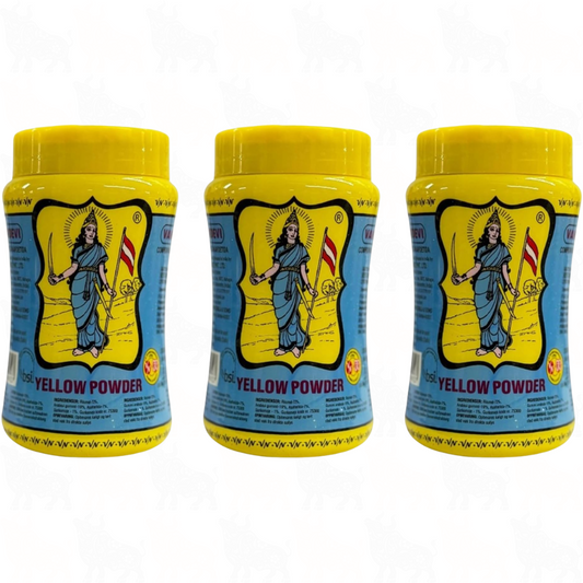 Vandevi Hing Yellow Powder (Compounded Asafoetida) | 100g | 3 Pack