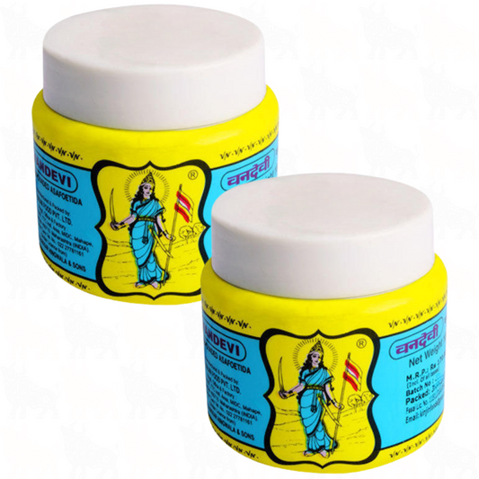Vandevi Hing Khada Brown Powder (Compounded Asafoetida) | 100g | 2 Pack