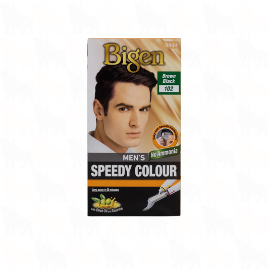 Bigen Men’s Speedy Colour | 102 Brown Black