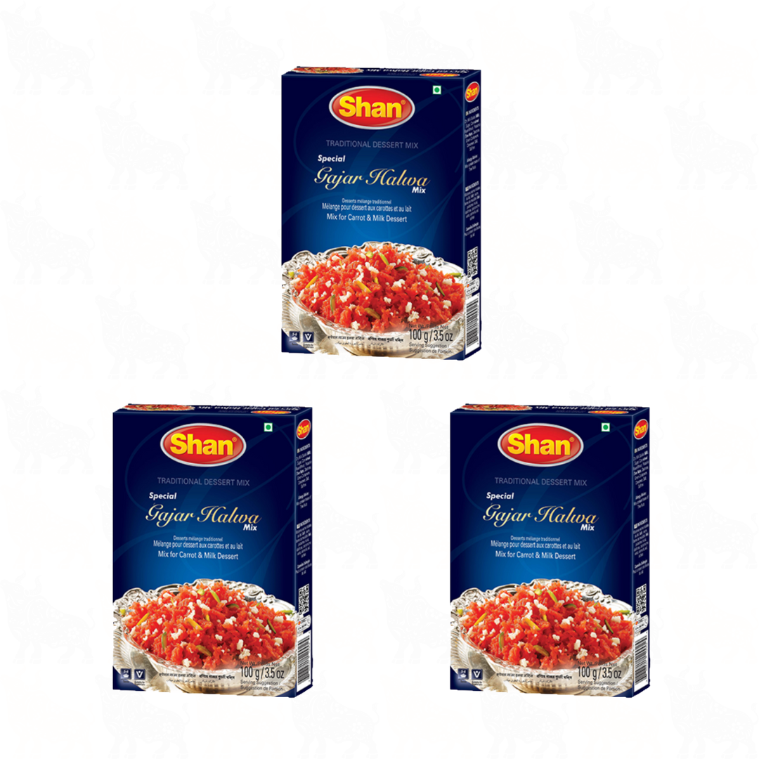 Shan Special Gajar Halwa Mix | 100g | 3 Pack