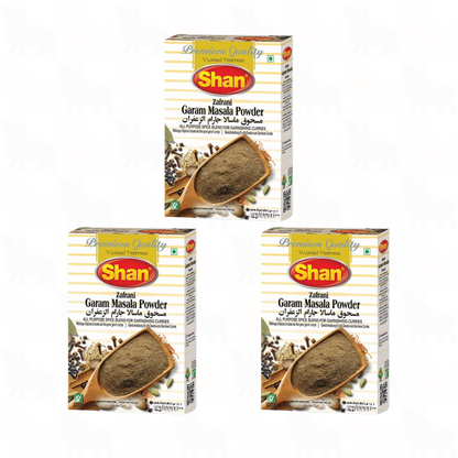 Shan Zafrani Garam Masala Powder | 50g | 3 Pack