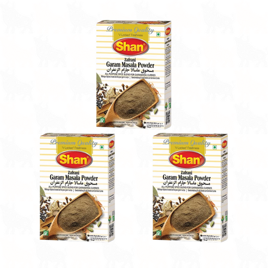 Shan Zafrani Garam Masala Powder | 50g | 3 Pack