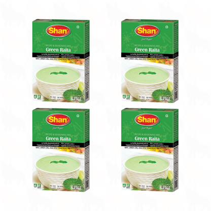 Shan Green Raita | 40g | 4 Pack