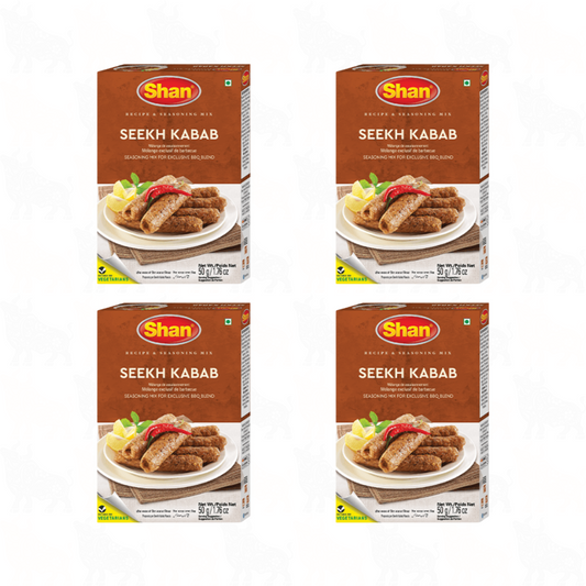 Shan Seekh Kabab | 50g | 4 Pack