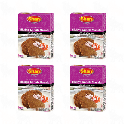 Shan Tikkiya Kabab Masala | 50g | 4 Pack
