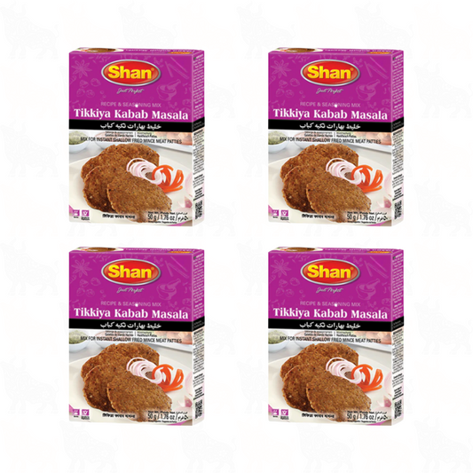 Shan Tikkiya Kabab Masala | 50g | 4 Pack