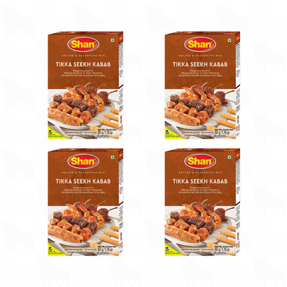 Shan Tikka Seekh Kabab | 50g | 4 Pack