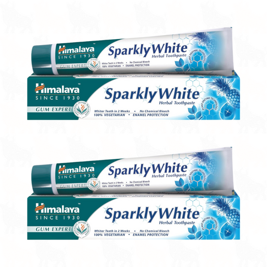 Himalaya Gum Expert Sparkly White Herbal Toothpaste | 75ml | 2 Pack