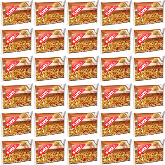 Koka 'The Original' Spicy Stir-Fried Flavour Noodles | 85g | 30 Pack