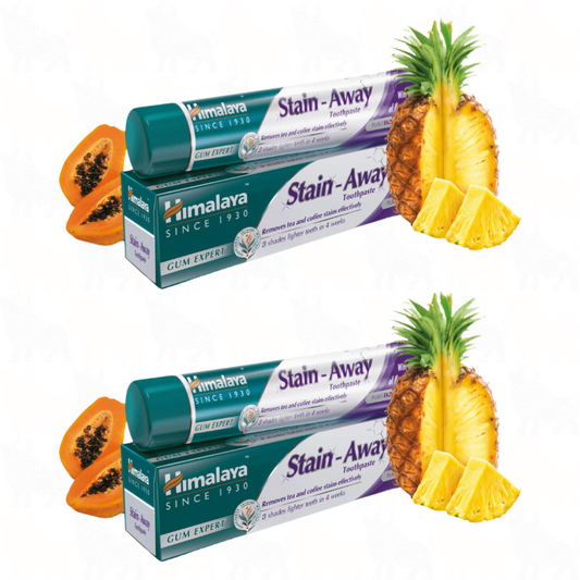 Himalaya Gum Expert Stain Away Herbal Toothpaste | 75ml | 2 Pack