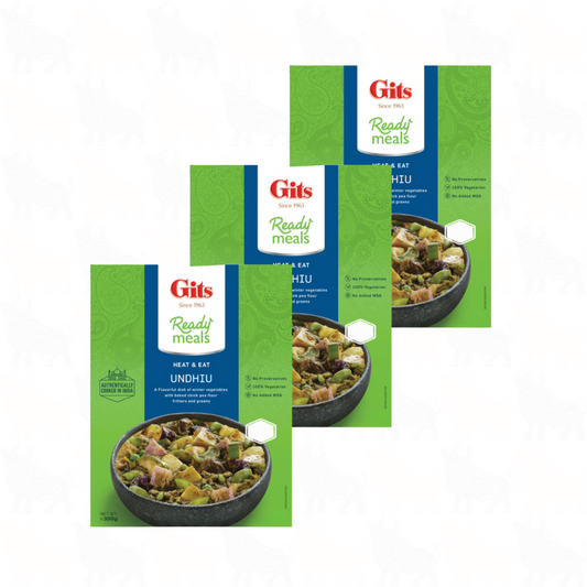 Gits Undhiu | 300g | Ready Meal | 3 Pack
