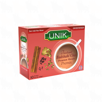 Unik Badshahi Chai (Sweetened) | 10 Premix Sachets