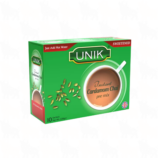 Unik Cardamom Chai (Sweetened) | 10 Premix Sachets