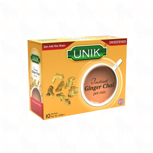 Unik Ginger Chai (Sweetened) | 10 Premix Sachets