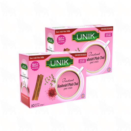 Unik Pink Chai (Sweetened) | 10 Premix Sachets | 2 Pack