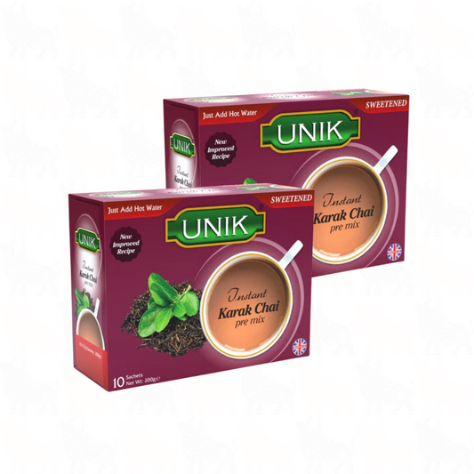 Unik Karak Chai (Sweetened) | 10 Premix Sachets | 2 Pack