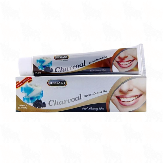 Hemani Charcoal Toothpaste (Herbal Dental Gel) | 100g