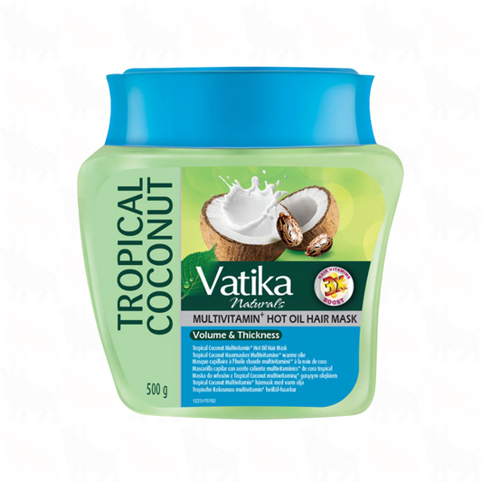 Vatika Naturals Tropical Coconut Multivitamin+ Hot Oil Hair Mask | 500g