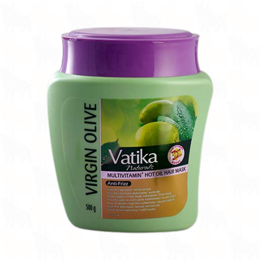 Vatika Naturals Virgin Olive Multivitamin+ Hot Oil Hair Mask | 500g